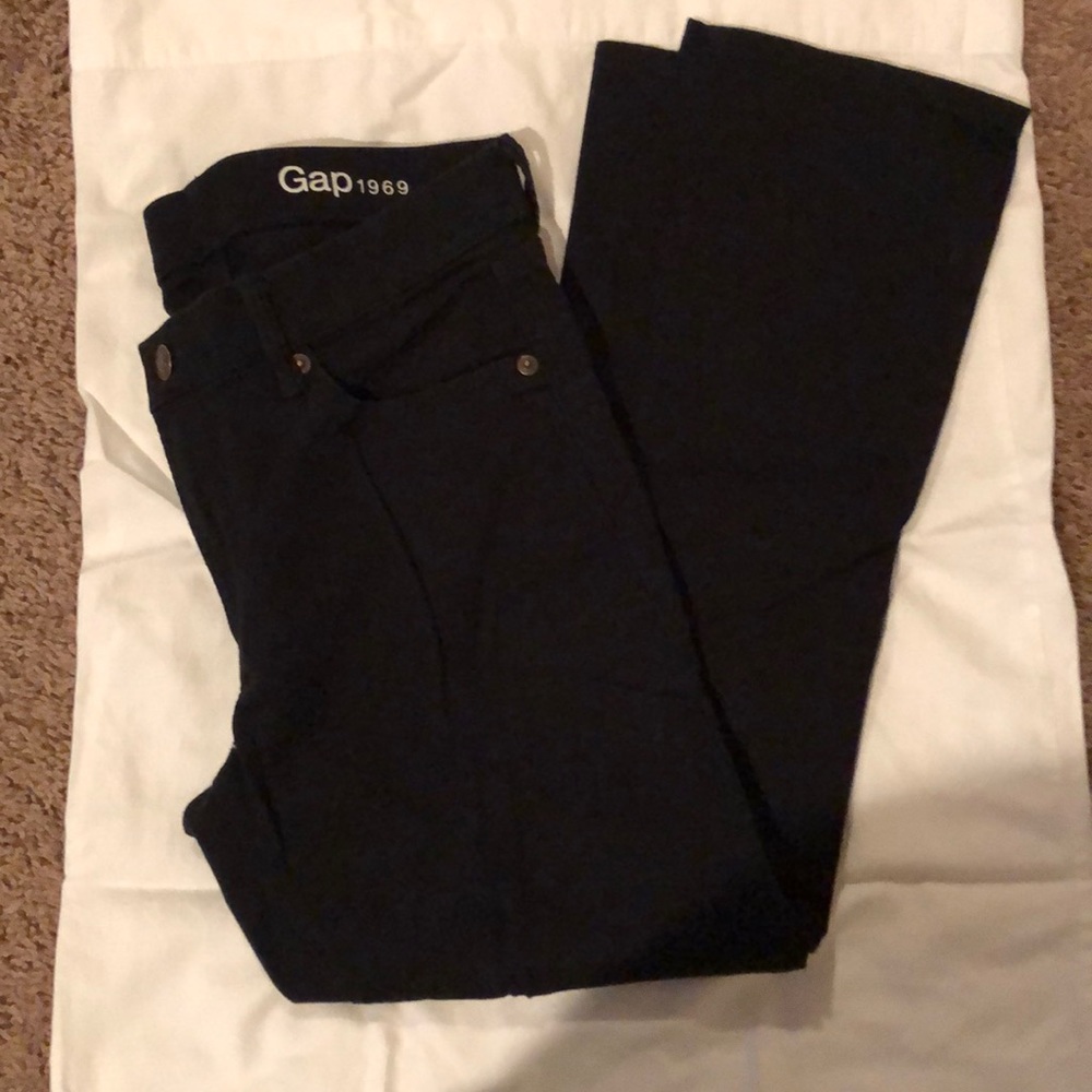 Kick flare black jeans